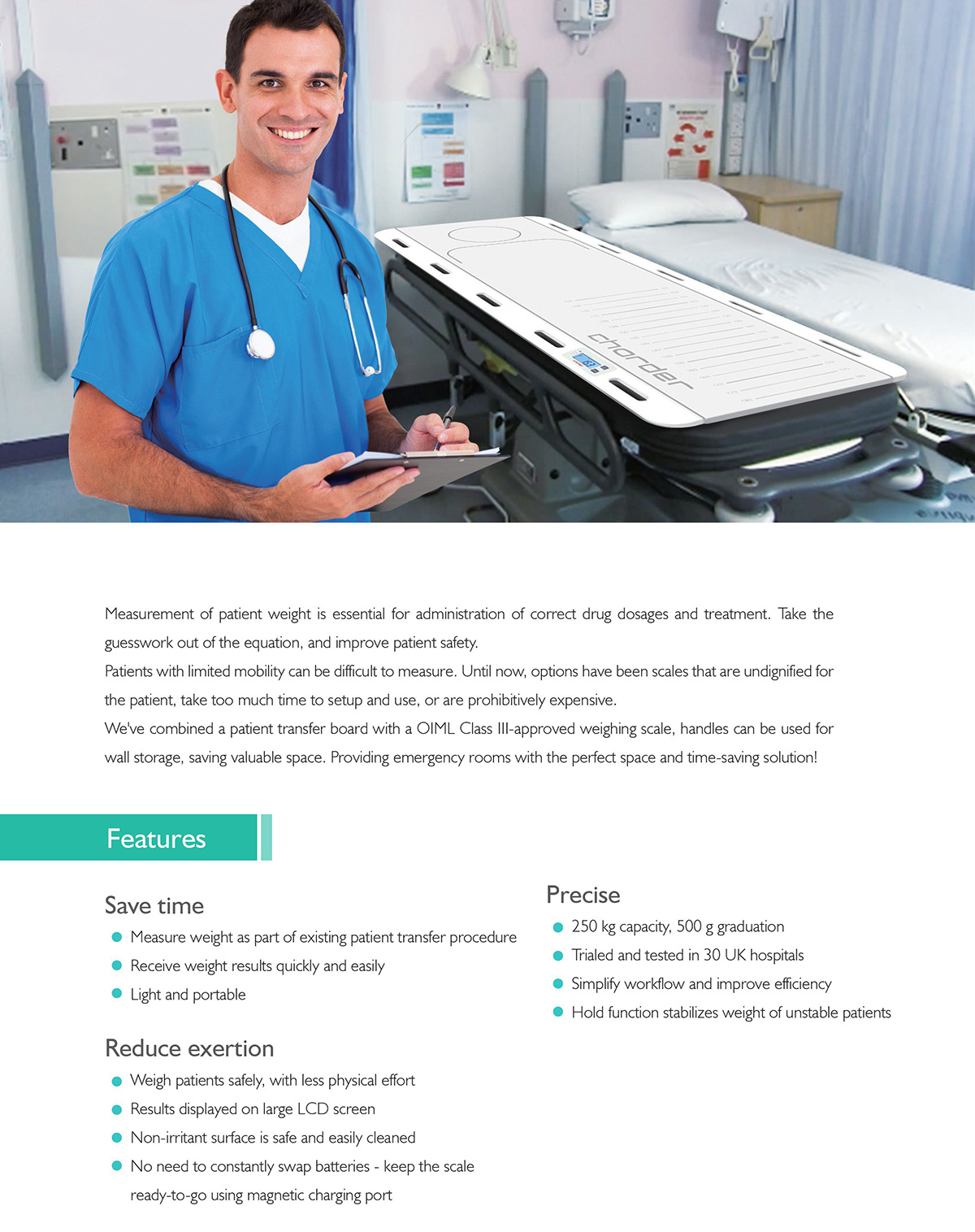 MS7800 Patient Transfer Scale