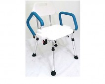 K/D SHOWER CHAIR WITH BACKREST