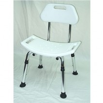 K/D SHOWER CHAIR WITH BACKREST
