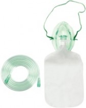 High Concentration Oxygen Mask with O2 Tubing