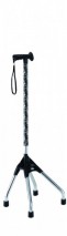 Aluminum Quad Cane with T/Offset Handle