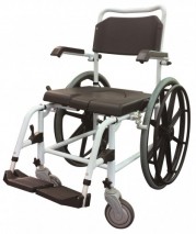 Commode / Wheelchair, Aluminium