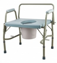 BARIATRIC DROP ARM COMMODE