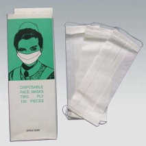 2 Ply Disposable Paper Face Mask