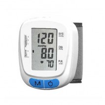 Wrist-type Fully Automatic Blood Pressure Monitor, Large LCD, 120 Memories