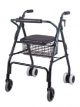 Push Down Handle Brake Aluminum Rollator