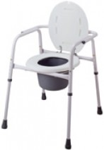 3 in 1 Steel Powder Coated Commode Chair