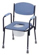 Deluxe Steel Commode Chair