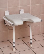 Foldable Shower Seat Wall Mounted