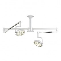 (LED) COOLED SURGICAL LIGHT - SLH SERIES (Ceiling-Mounted Type) Dual Cupola