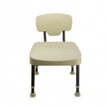 Healthcare sower chair with back