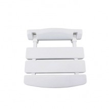 Wall-mount folding shower seat