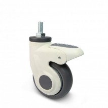 Medical equipment castors