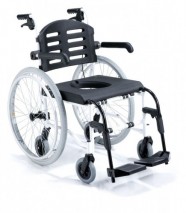 Six Wheels Shower Wheelchair
