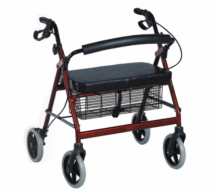 Extra Wide Steel Rollator