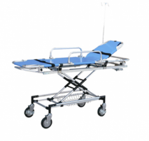 Transfer stretcher trolley