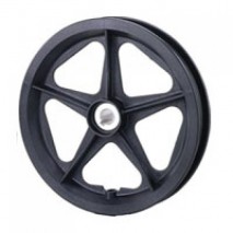 12” Plastic Wheel With Keyway Hub