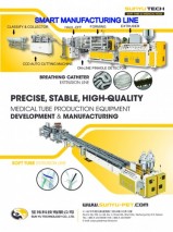 Medical catheter tube production line