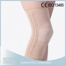 Knee support with sprial stays