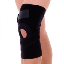 Knee brace with circular strip