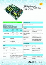 130 Watt Medical Open Frame