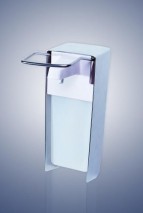 Elbow disinfectant dispenser