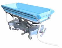 Hydraulic Shower Trolley/ Shower Gurney/ Shower Bed (Electropolishing)