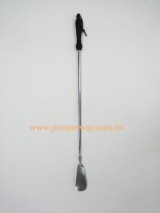 Telescopic folding shoehorn