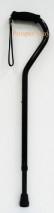 Straight Adjustable Cane/Walking Stick, offset handle