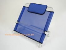 Folding Backrest, adjustable with breathable nylon fabric