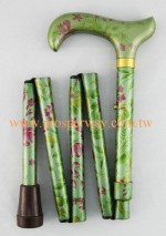 Mini Foldable Cane/Walking Stick, 5-part Folding