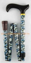 Regular Folding Walking Cane / Walking Stick, 4-part Foldable