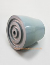 Rubber Ferrules, grey 25mm