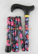 Mini Foldable Walking Cane / Walking Stick, 5-part Folding