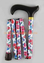 Mini Foldable Walking Cane / Walking Stick, 5-part Folding