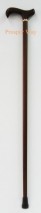 Wooden Cane / Stick, brown with wooden handle