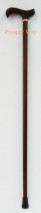Wooden Cane / Stick, brown with wooden handle