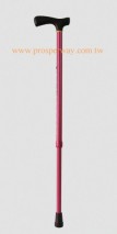 Straight Adjustable Walking Cane / Walking Stick, wooden derby handle