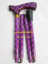 Regular Folding Walking Cane / Walking Stick, 4-part Foldable