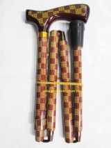 Regular Folding Walking Cane / Walking Stick, 4-part Foldable