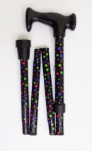 Regular Folding Walking Cane / Walking Stick, 4-part Foldable