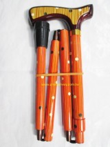 Regular Folding Walking Cane / Walking Stick, 4-part Foldable