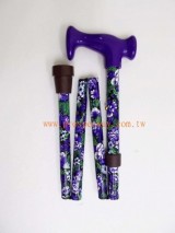 Regular Folding Walking Cane / Walking Stick , 4-part Foldable