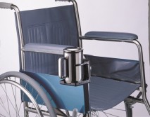 Adjustable Drink Holder with Round Attachment for wheelchair/rollator