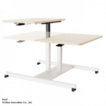 Multi-User Pneumatic Height Adjustable Table